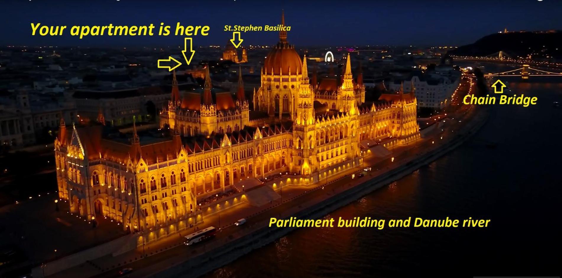 Apartment 2 Rooms Between Of Chain Bridge, Cathedral, Parlament,Castle Area